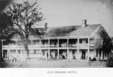 Old Donoho Hotel. Click to enlarge.